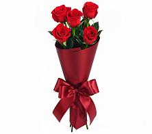 Букет 5 Красных роз Эдлесс Лав в Манаскенте