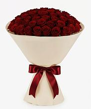 Букет 101 Бордовая роза Блэк Бакарра в Манаскенте