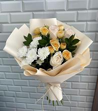 Букет цветов из:  Розы и Хризантемы в Манаскенте
