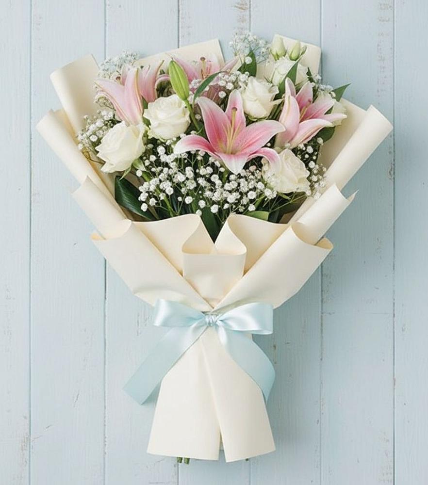 Букет цветов из: Лилии в Манаскенте