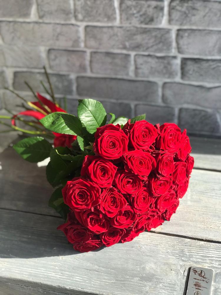 Букет Красные розы Фридом в Манаскенте