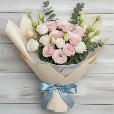 Букет цветов из:  Лизиантусы в Манаскенте