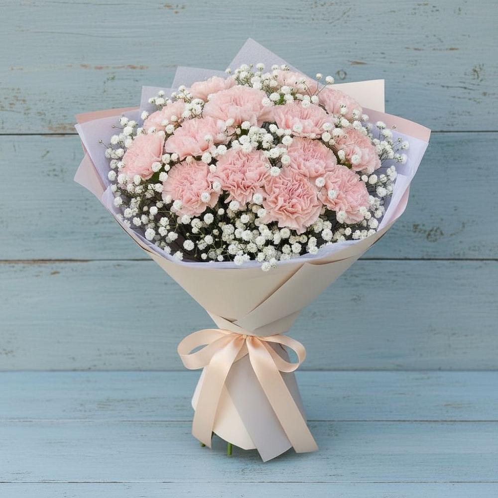 Букет цветов из: Гвоздики в Манаскенте