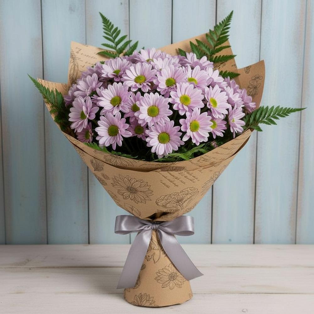 Букет цветов из: Хризантемы в Манаскенте