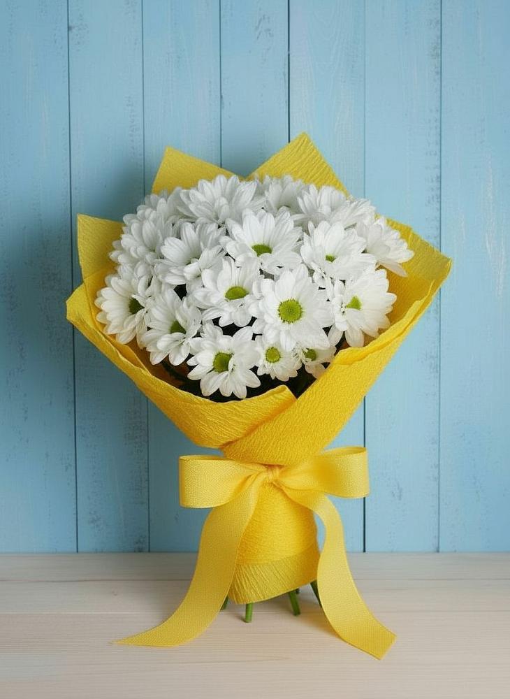 Букет цветов из: Хризантемы в Манаскенте