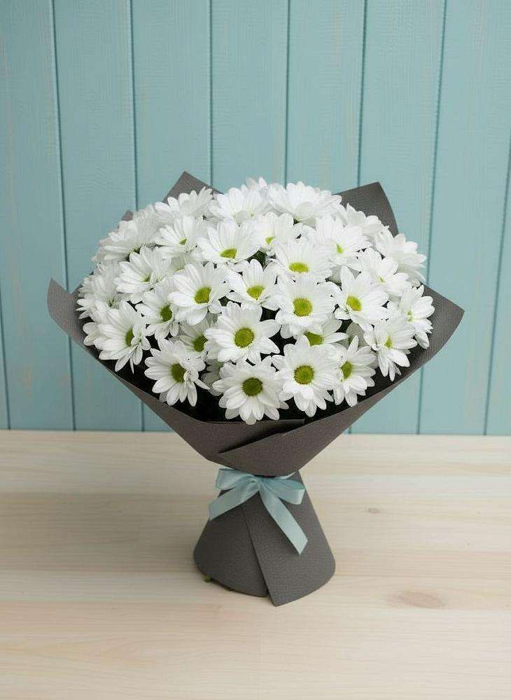 Букет цветов из: Хризантемы в Манаскенте